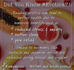 Reading erotica can lead to better health due to numerous benefits such as reduced stress & anxiety, better sleep, and pain relief.