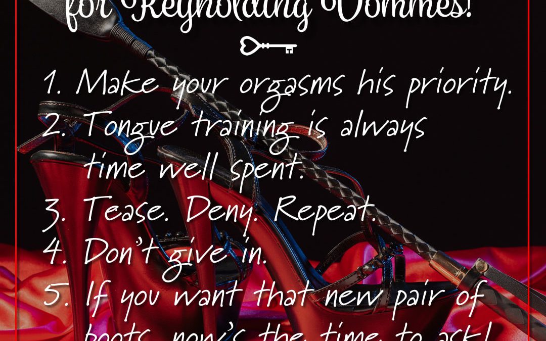Locktober Tips for Keyholding Dommes!